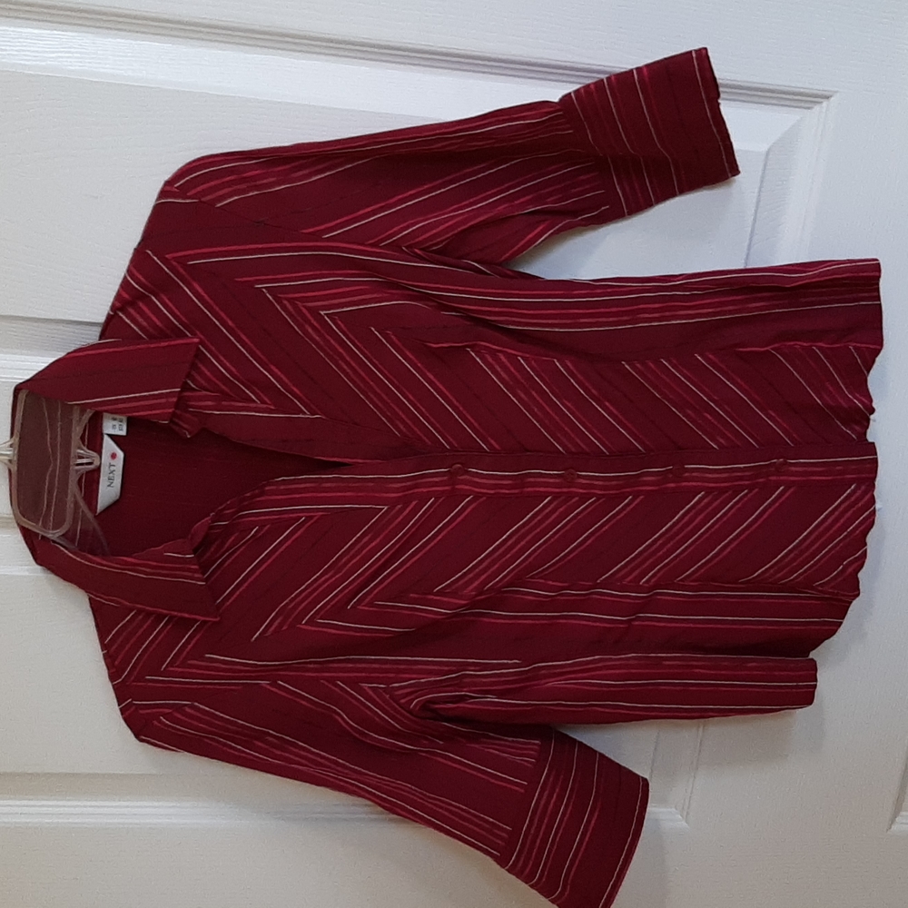 Magenta collared button down
